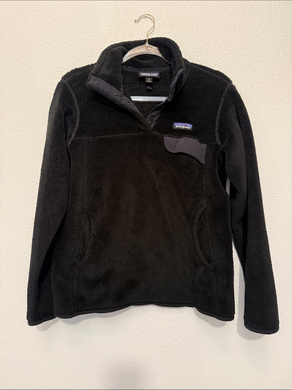 Patagonia Women’s Black Pullover Synchilla Snap-T Fleece